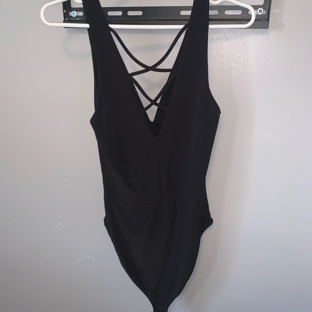 Black Aqua Body Suit